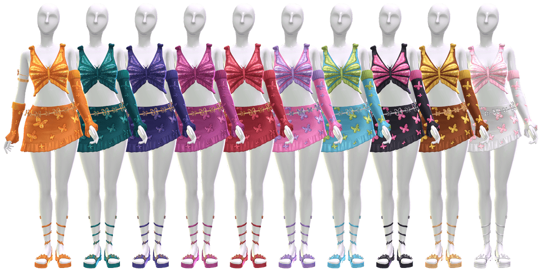 Галерея мода Набор одежды Dragonfly Set #3
